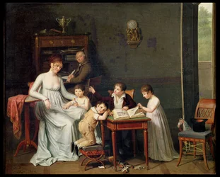 Porträt einer Familie, 1800-01
